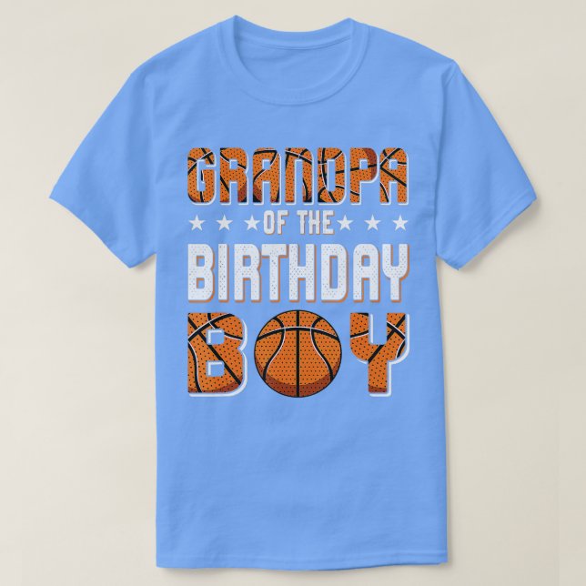 Camiseta Aniversário do Jogador de Basquete (Frente do Design)