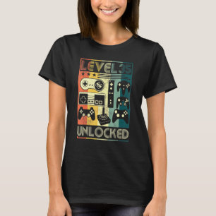 Camiseta Aniversário do Jogador Desbloqueado do Nível 35