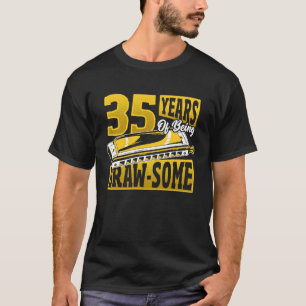 Camiseta Aniversário do Jogador Harmonica de 35 anos