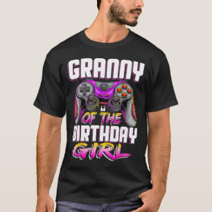 Camiseta Aniversário Do Jogo De Vídeo Da Gamer Girl
