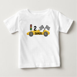 Camiseta Aniversário do Little Racer Personalizado