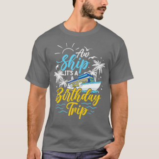 Camiseta Aniversário do Navio de Cruzeiro de Voz de Barcos