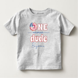 Camiseta Aniversário do One American Dude 1rua