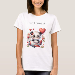 Camiseta Aniversário do Panda Piloto