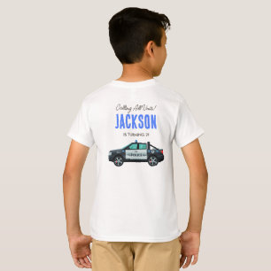 Camiseta Aniversário do Pequeno Oficial de Polícia   Person