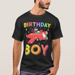 Camiseta Aniversário do Piloto Pinguim-aniversário de crian