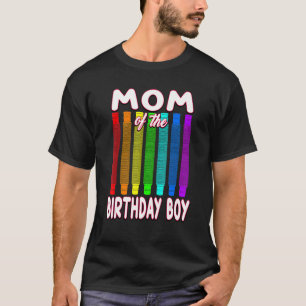 Camiseta Aniversário do pop Tube Mãe do Aniversário