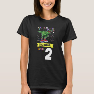 Camiseta Aniversário do segundo aniversário Nível 2