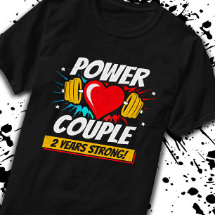 Camiseta Aniversário do segundo do Casal malhação com 2 ano