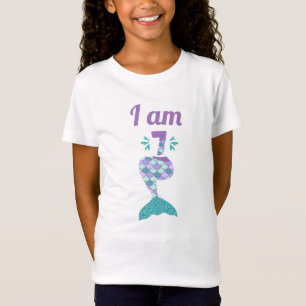 Camiseta Aniversário do sétimo da sereia