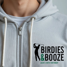 Camiseta Aniversário do Sócio do Birdies & Booze Adult Golf