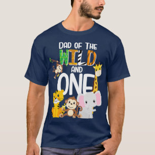 Camiseta Aniversário do Tema Selvagem e Um Zoológico