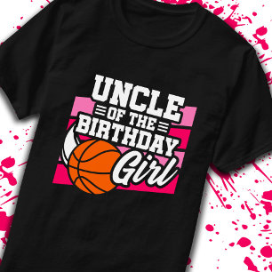 Camiseta Aniversário do Tio Garota de Aniversário
