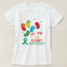 Camiseta Aniversário do Transplante de Rim Personalizado