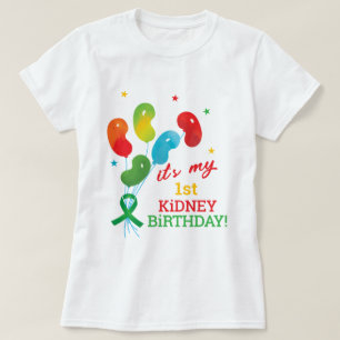 Camiseta Aniversário do Transplante de Rim Personalizado