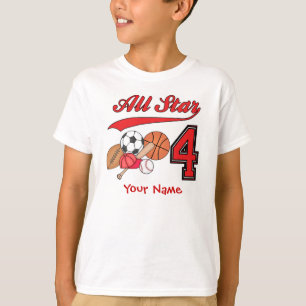 Camiseta Aniversário dos esportes de All Star 4o