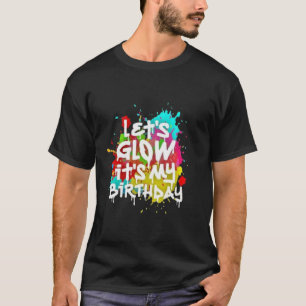 Camiseta Aniversário E Aniversário Deixam-Se Refletir Color