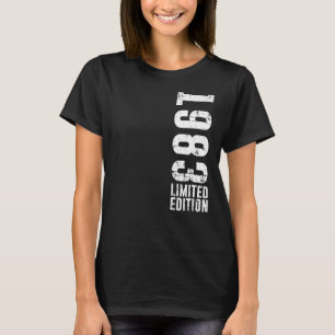 Camiseta Aniversário e colheita de 1983
