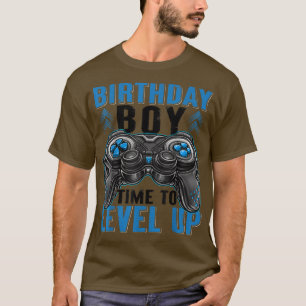 Camiseta Aniversário é hora de aumentar o nível dos jogos d