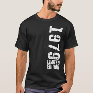 Camiseta Aniversário E Vintage 1979