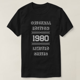 Camiseta Aniversário Edição Original Personalizada
