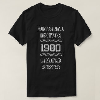 Camiseta Aniversário Edição Original Personalizada