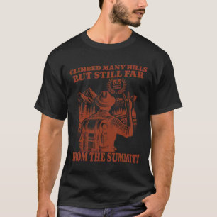 Camiseta Aniversário Engraçado 53 Caminhada – Subindo Muita