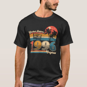 Camiseta Aniversário Engraçado de 30 Anos Feito em 1996 Nas