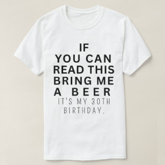 Camiseta Aniversário Engraçado de 30 anos Festa de 30 anos