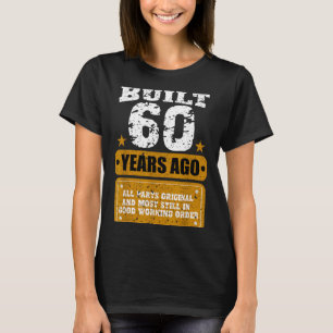 Camiseta Aniversário Engraçado de 60 Anos Presentes Piada V