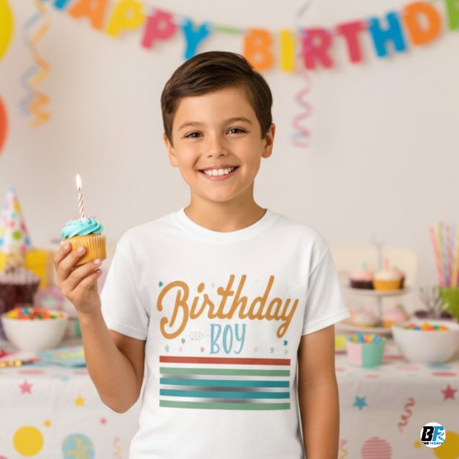 Camiseta Aniversário - Escolha seu estilo (Criador carregado)