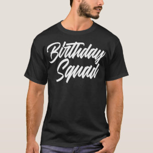 Camiseta Aniversário Esquadrão melhores amigos infinitos é 