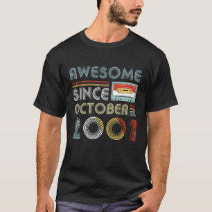 Camiseta Aniversário impressionante do vintage desde