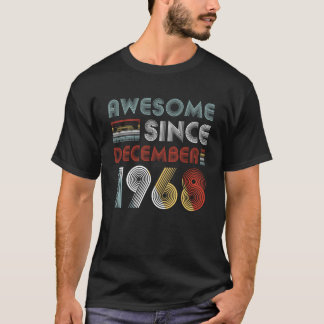 Camiseta Aniversário impressionante do vintage desde
