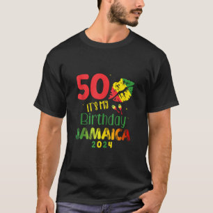 Camiseta Aniversário Jamaica Girl 50º aniversário 2024 Jama
