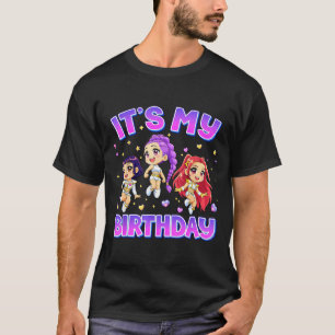 Camiseta Aniversário K-p Fofo Chibi K p Garota de Aniversár