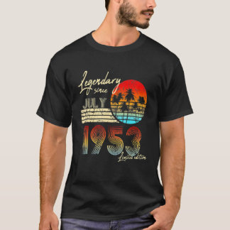 Camiseta Aniversário Legendário Desde Julho De 1953
