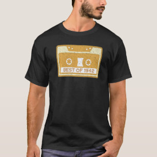 Camiseta Aniversário Melhor Da Vintage Da Celebração De 80