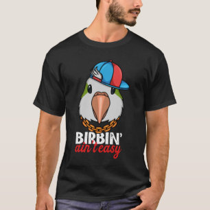 Camiseta Aniversário não é fácil papagaio I Green Monk Para