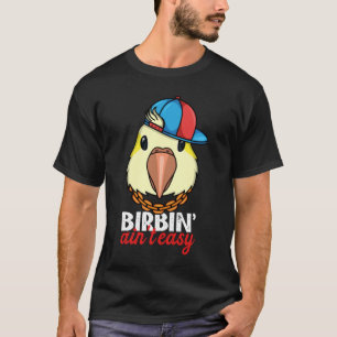Camiseta Aniversário Não Fácil Papagaio Amarelo Lutino Monk