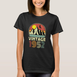 Camiseta Aniversário Nascido Em 1952  Vintage