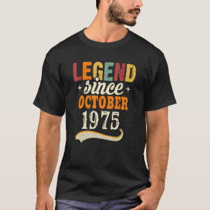 Camiseta Aniversário Para Ele Seu Espetacular Desde Outubro