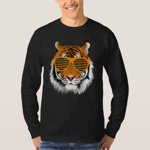 Camiseta Aniversário Para Menino Legal Tigre Tigre Tema Ani