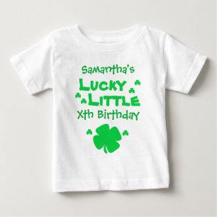 Camiseta Aniversário Pequenino Sortudo