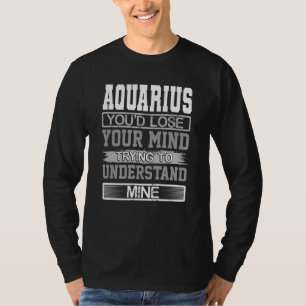 Camiseta Aniversário Perder mente entender o meu aquário