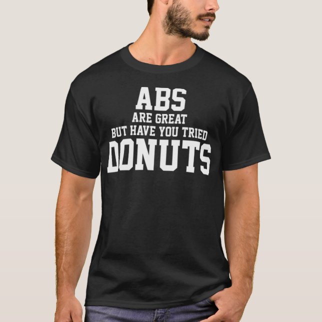 Camiseta aniversário personalizado da comida abdominal malh (Frente)