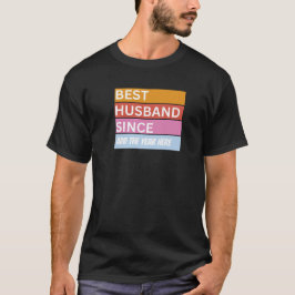 Camiseta Aniversário personalizado de casamento do marido