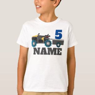 Camiseta Aniversário personalizado de quatro rodas ATV