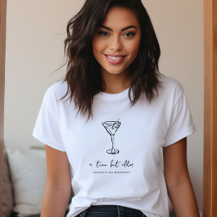 Camiseta Aniversário Personalizado do Tini Bit Antigo