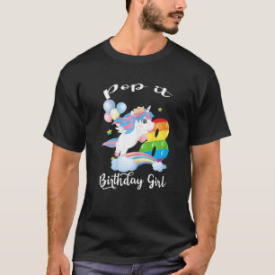 Camiseta Aniversário Pop It 8 Anos de Idade 8º Brinquedo Fi